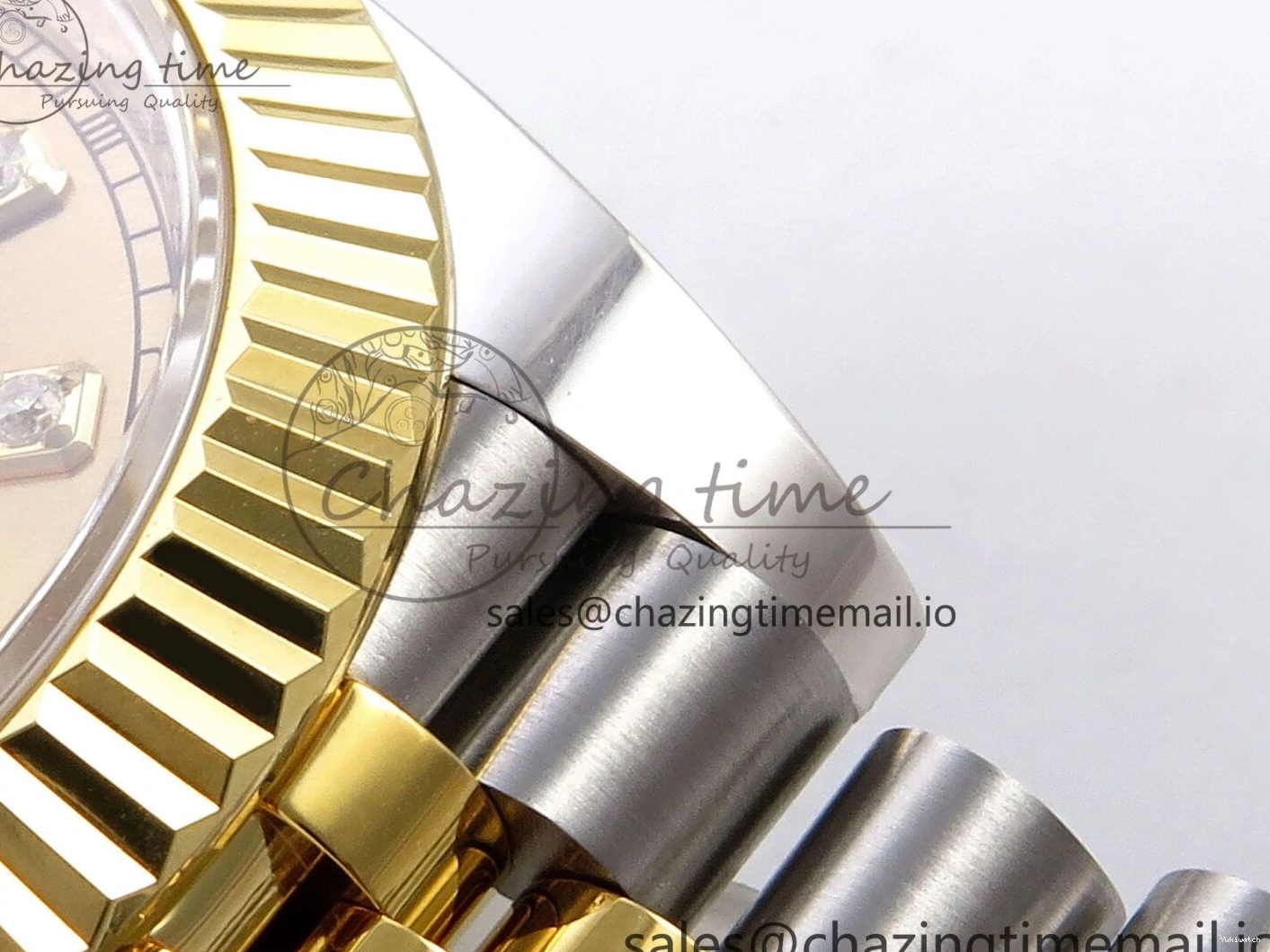 904L Edition SS on SH3235 (Gain Best Dial ARF YG 1:1 Diamonds Bracelet Weight) YG Steel DateJust 41 Jubilee 0516